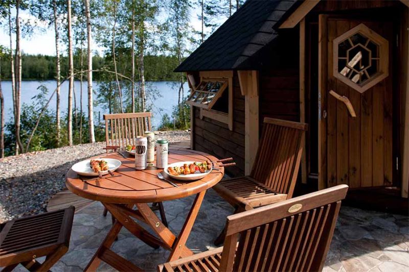 Kaidan Kiho, Hapero -huvila rantasaunan grilikota