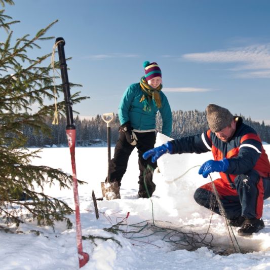 Winter fishing