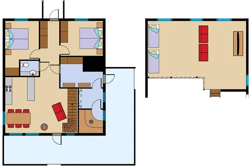 Kaidan Kiho, Kilpikonna huvila pohjakuva