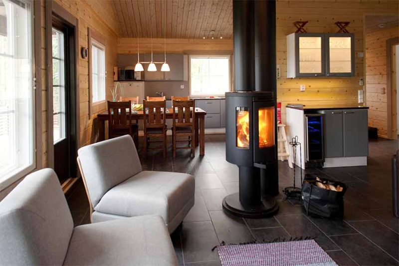 Kaidan Kiho, Hapero -huvila oleskelutila