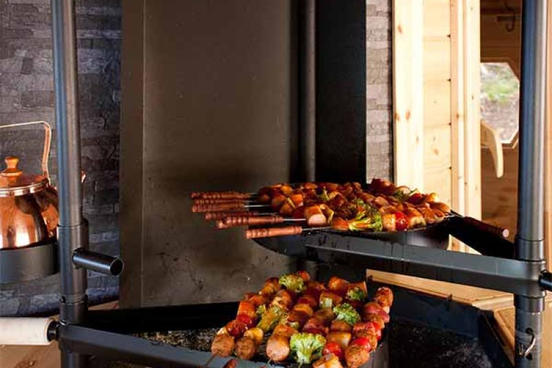 Kaidan Kiho, Hapero -huvila rantasaunan grilikota