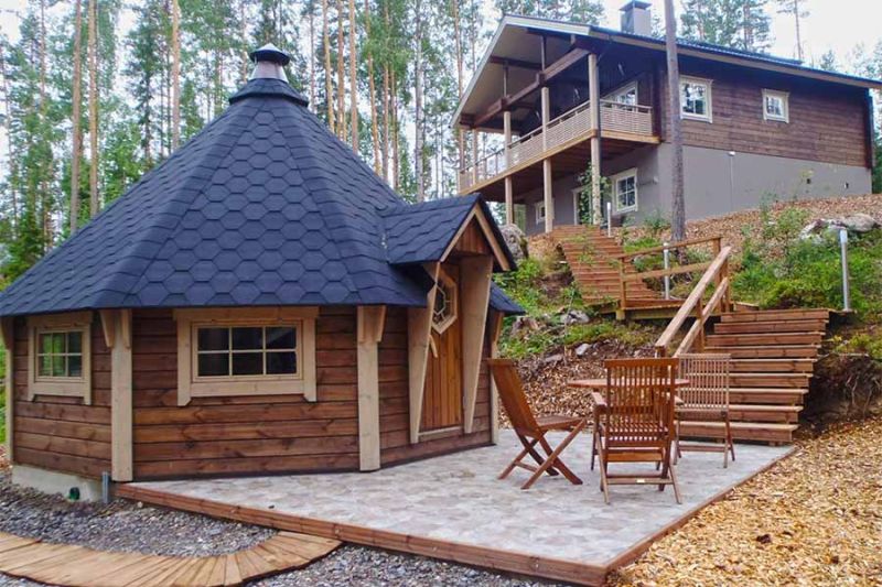 Kaidan Kiho, Hapero -huvila rantasaunan grilikota